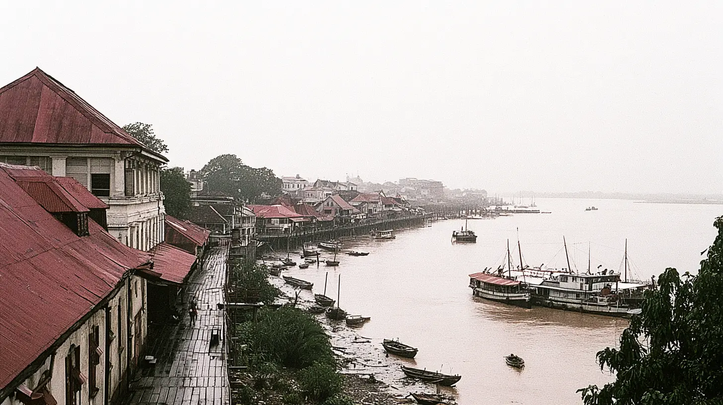 Le port de Demerara dans les années 1920