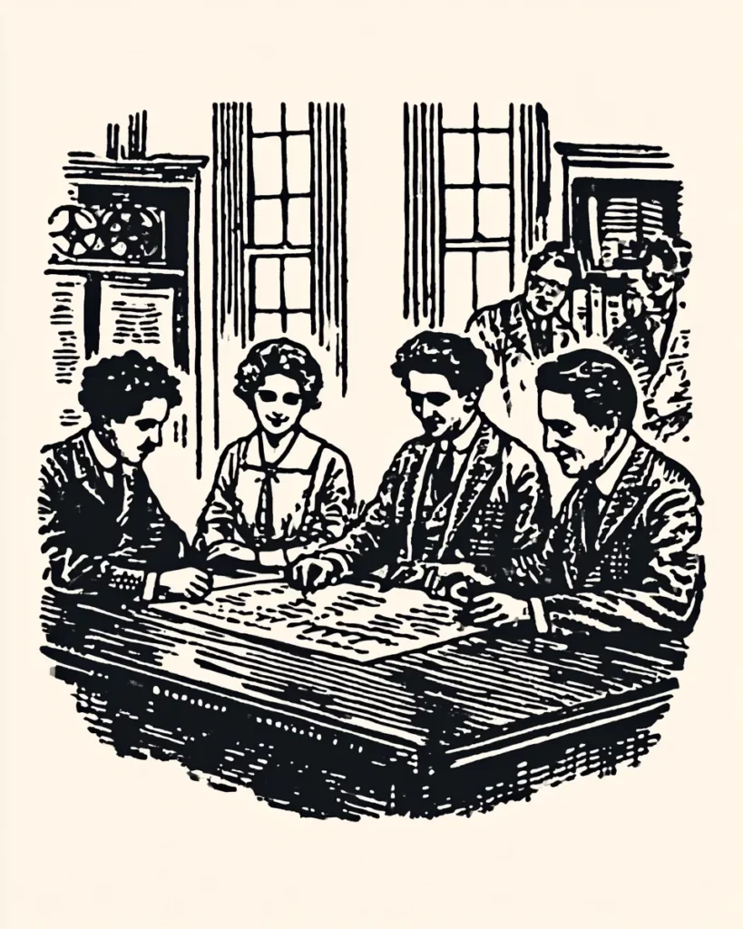 Charlie Chaplin, Mary Pickford, Fairbanks et Griffith créent United Artists - reconstitution